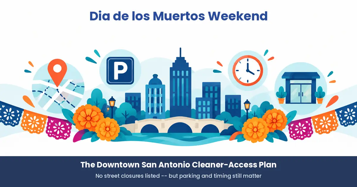 Día de los Muertos downtown San Antonio Airbnb cleaner access plan